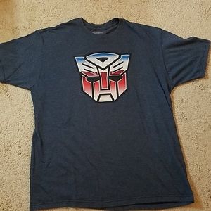 Transformers Short-Sleeve Tshirt Blue XL